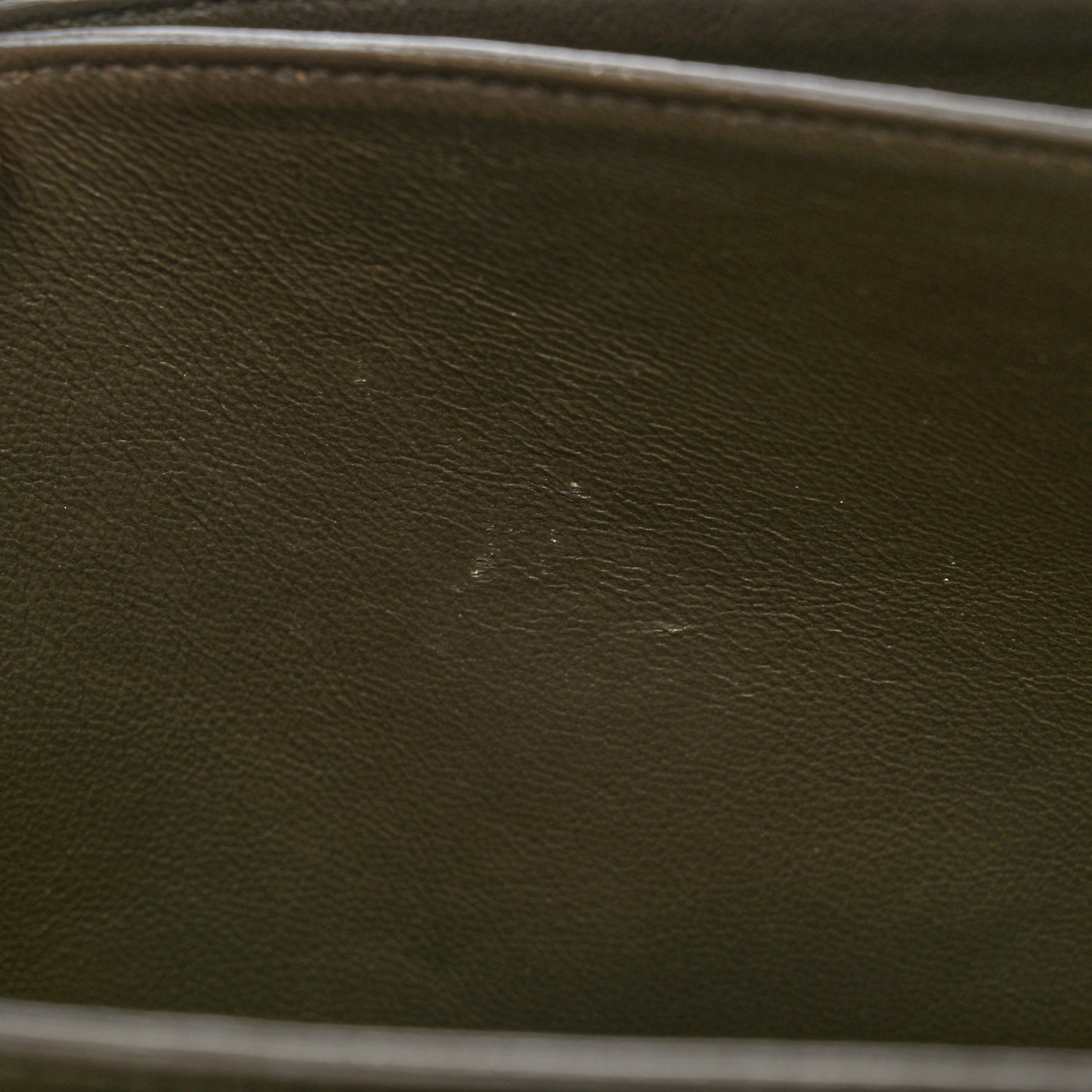 Calfskin Quilted Medium C Bag Khaki
