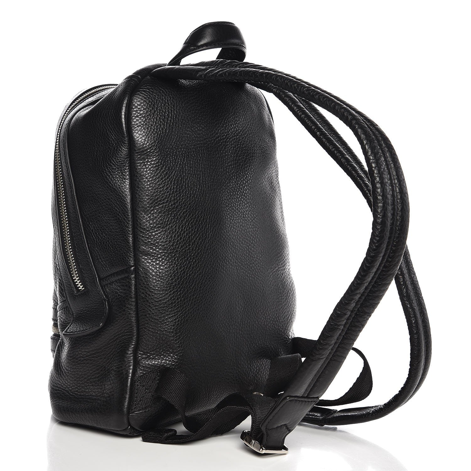 Marc Jacobs Pebbled Calfskin Biker Backpack Black 3 of 10