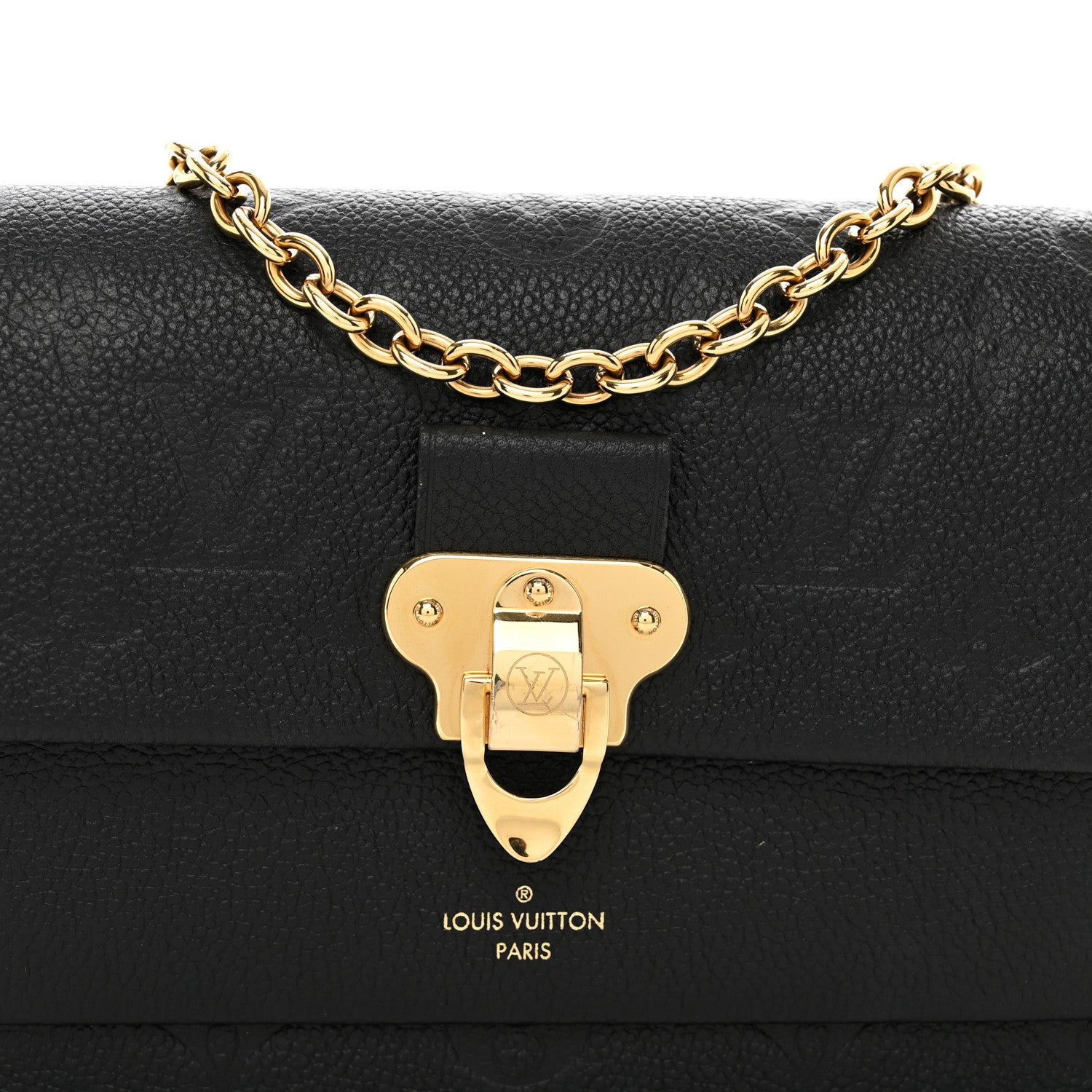Louis Vuitton Empreinte Vavin Chain Wallet Black 5 of 9