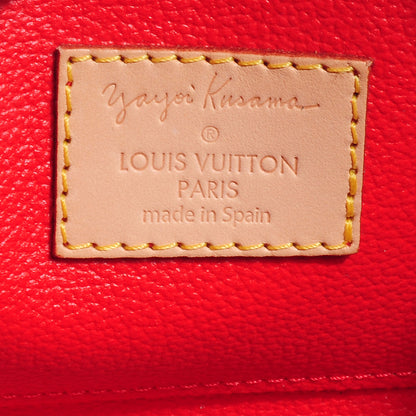 Louis Vuitton Monogram Kusama Pumpkin Dots Cosmetic Pouch Red 6 of 7