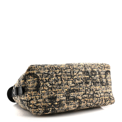 Chanel Tweed Lambskin Shoulder Bag Black Yellow 4 of 13