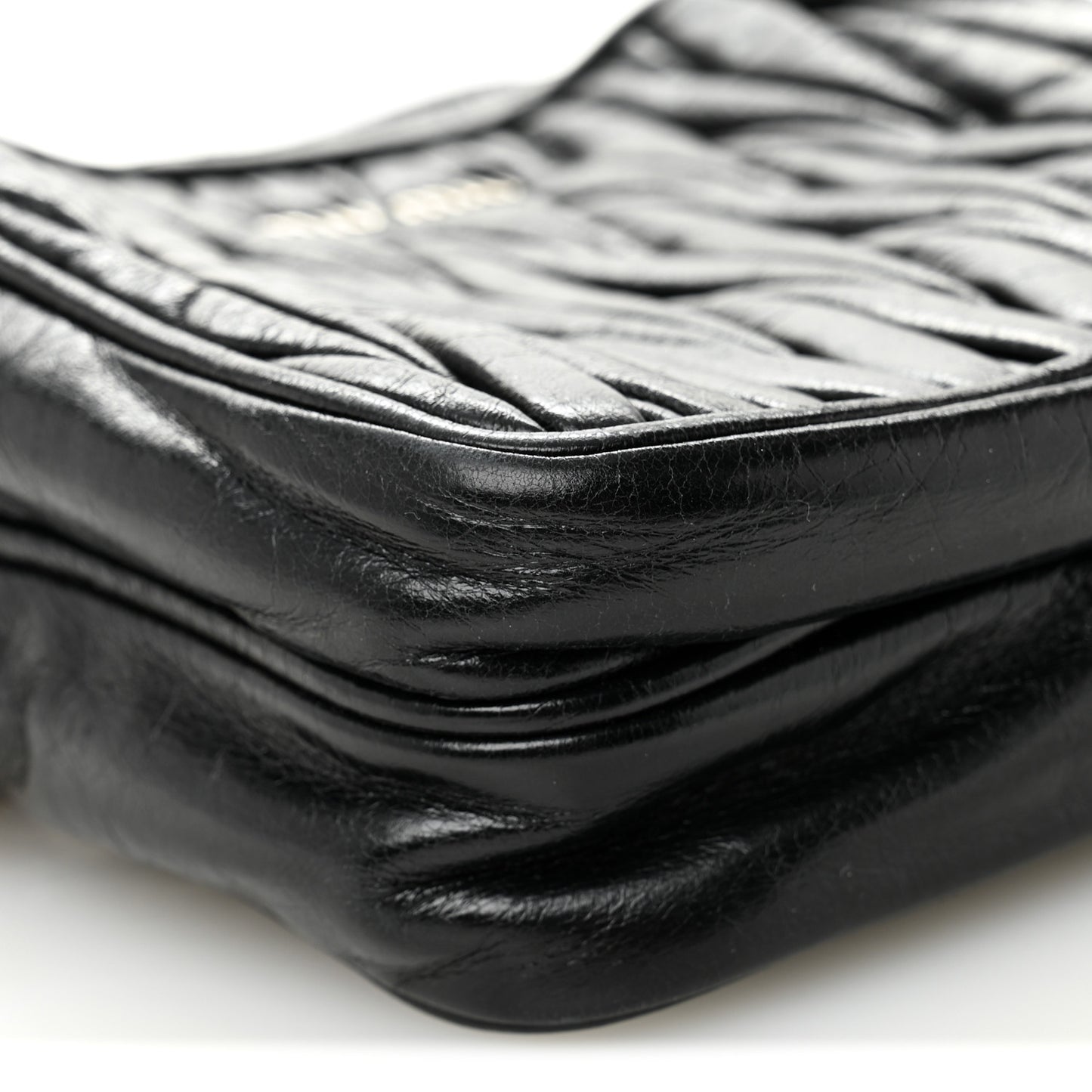 Nappa Matelasse Crossbody Black