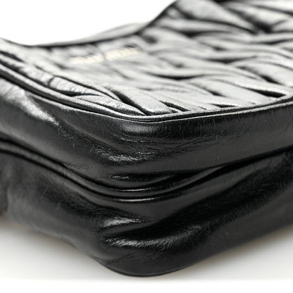 Miu Miu Nappa Matelasse Crossbody Black 9 of 10