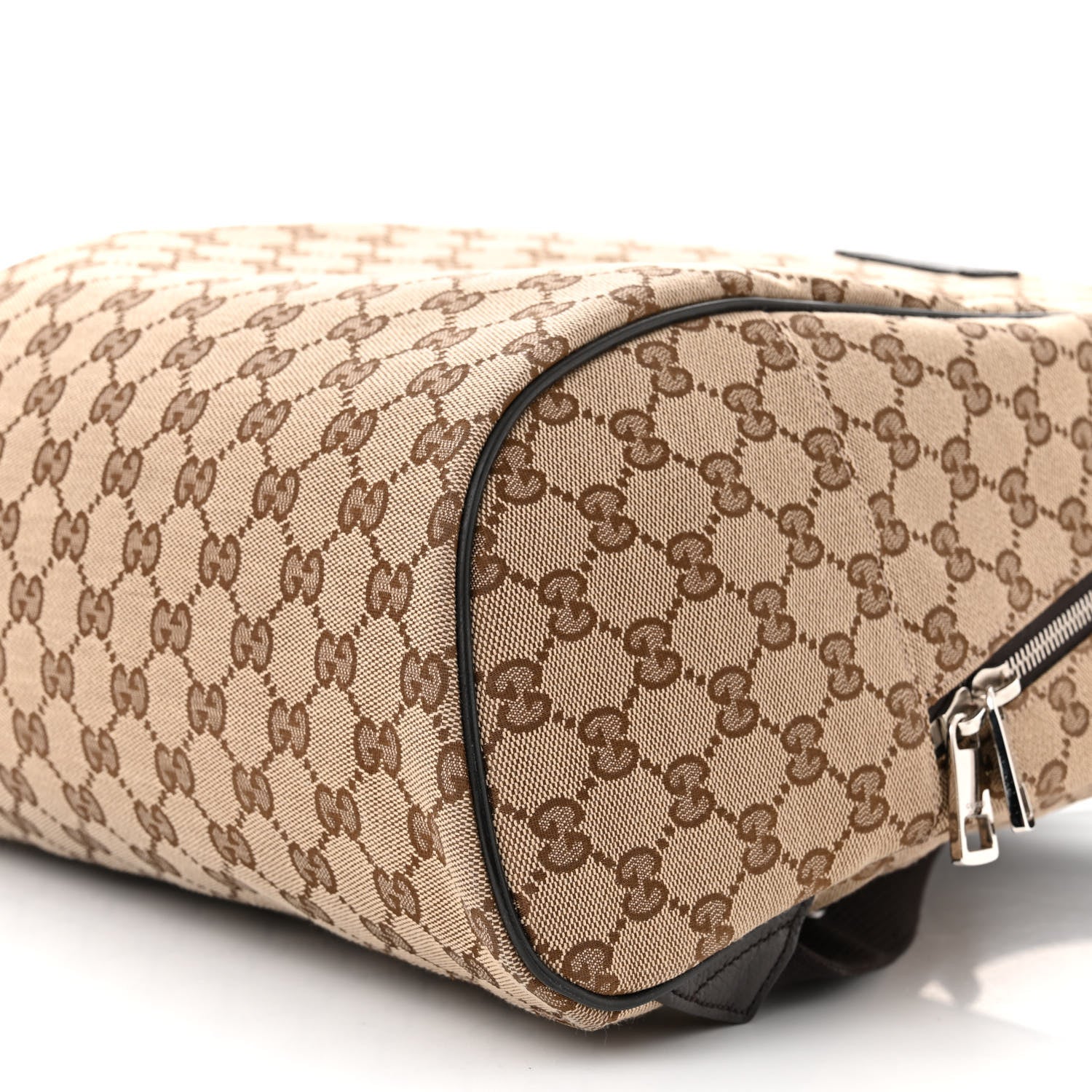 Gucci Monogram Travel Backpack Dark Brown 10 of 11