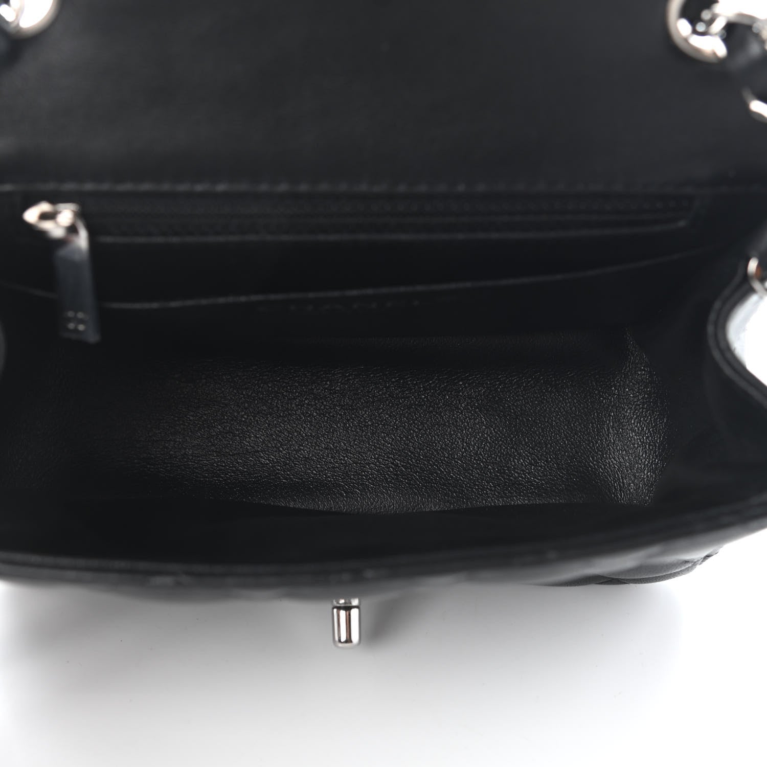 Chanel Lambskin Quilted Mini Square Flap Black 5 of 9