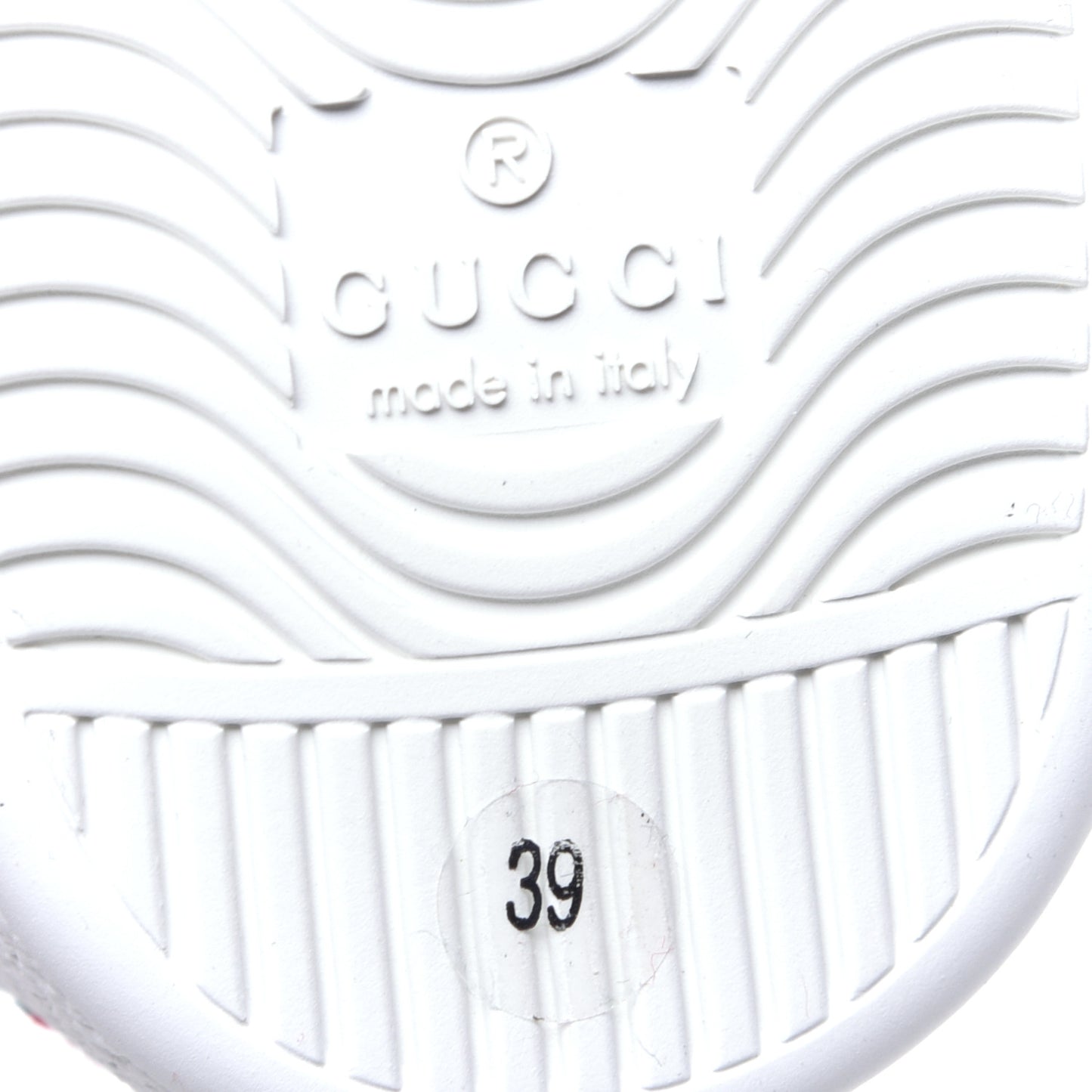Terry Cloth GG Monogram Web Womens Ace Sneakers 39 Green Red