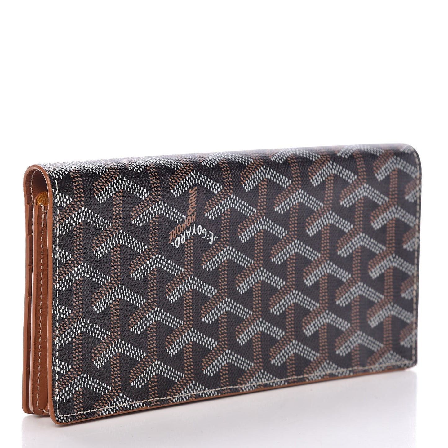 Goyardine Richelieu Wallet Black Gold