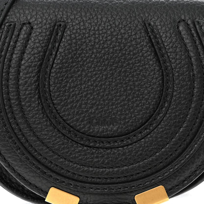 Chloe Calfskin Nano Marcie Saddle Bag Black 8 of 10