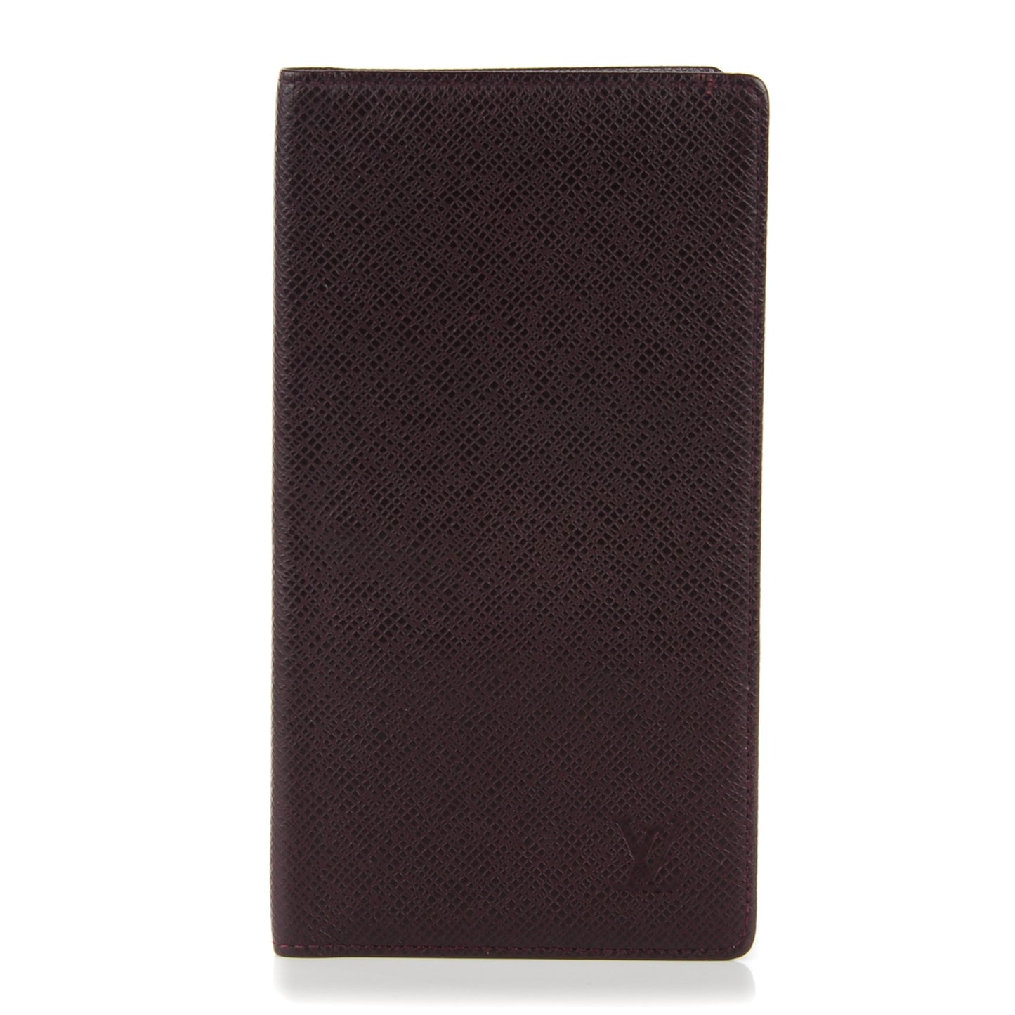 Taiga European Checkbook and Card Holder Acajou