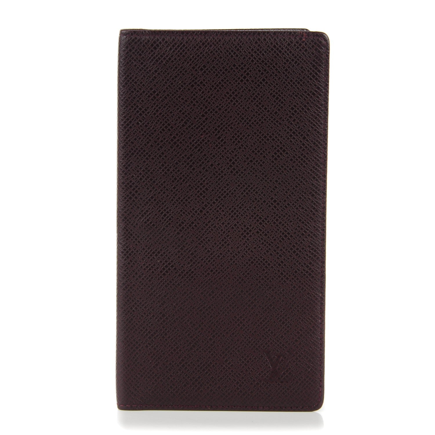Louis Vuitton Taiga European Checkbook and Card Holder Acajou 1 of 7