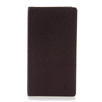 Louis Vuitton Taiga European Checkbook and Card Holder Acajou 1 of 7