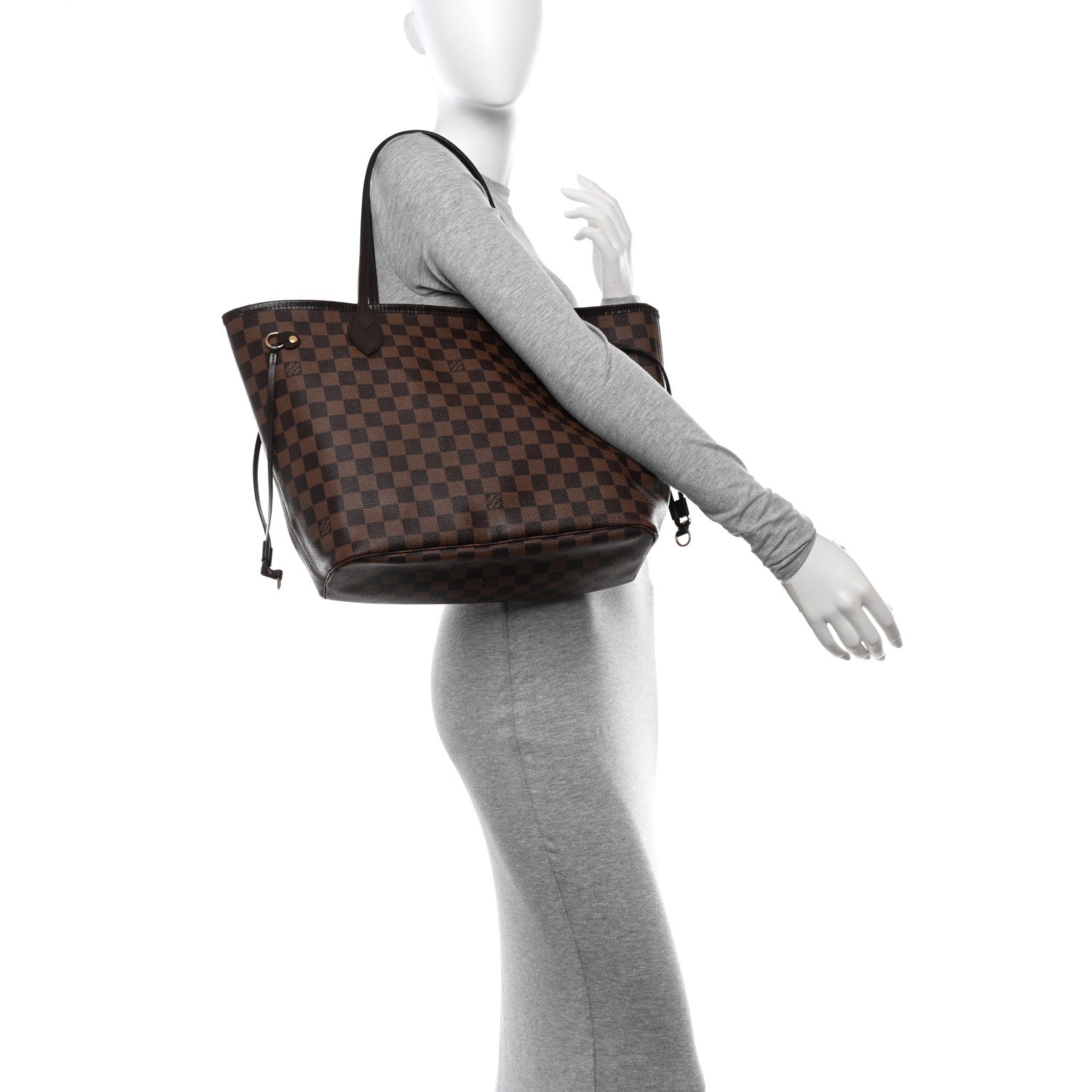 Louis Vuitton Damier Ebene Neverfull MM 2 of 14