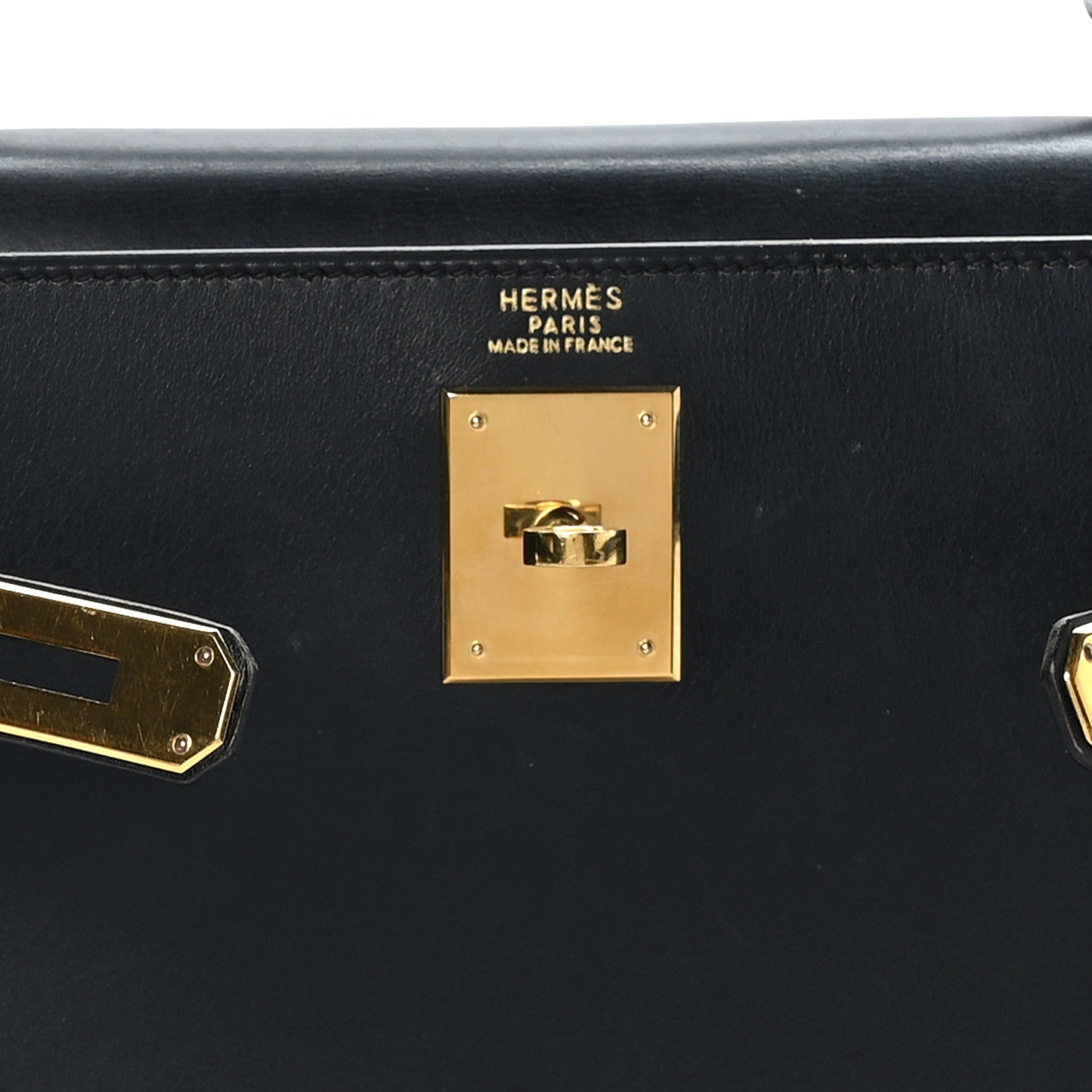 Hermes Box Kelly Sellier 32 Black 6 of 12