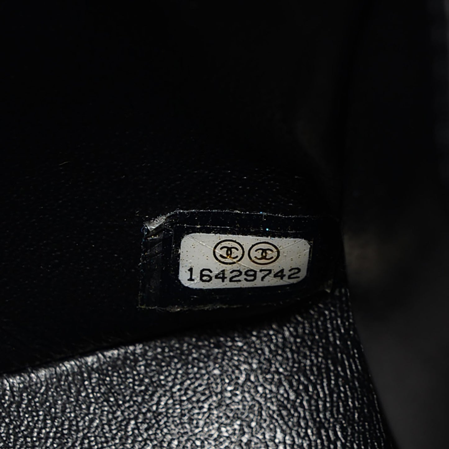 Caviar Quilted Mini Square Flap Black