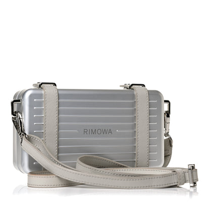 Christian Dior X RIMOWA Aluminum Personal Clutch On Strap Silver 3 of 15