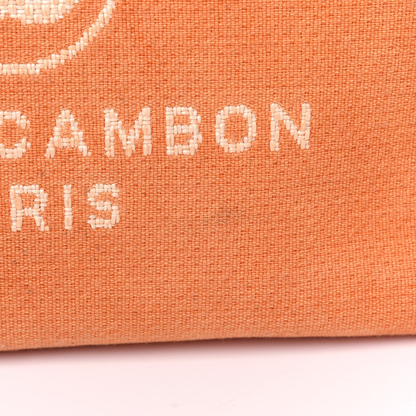 Canvas Medium Deauville Tote Orange