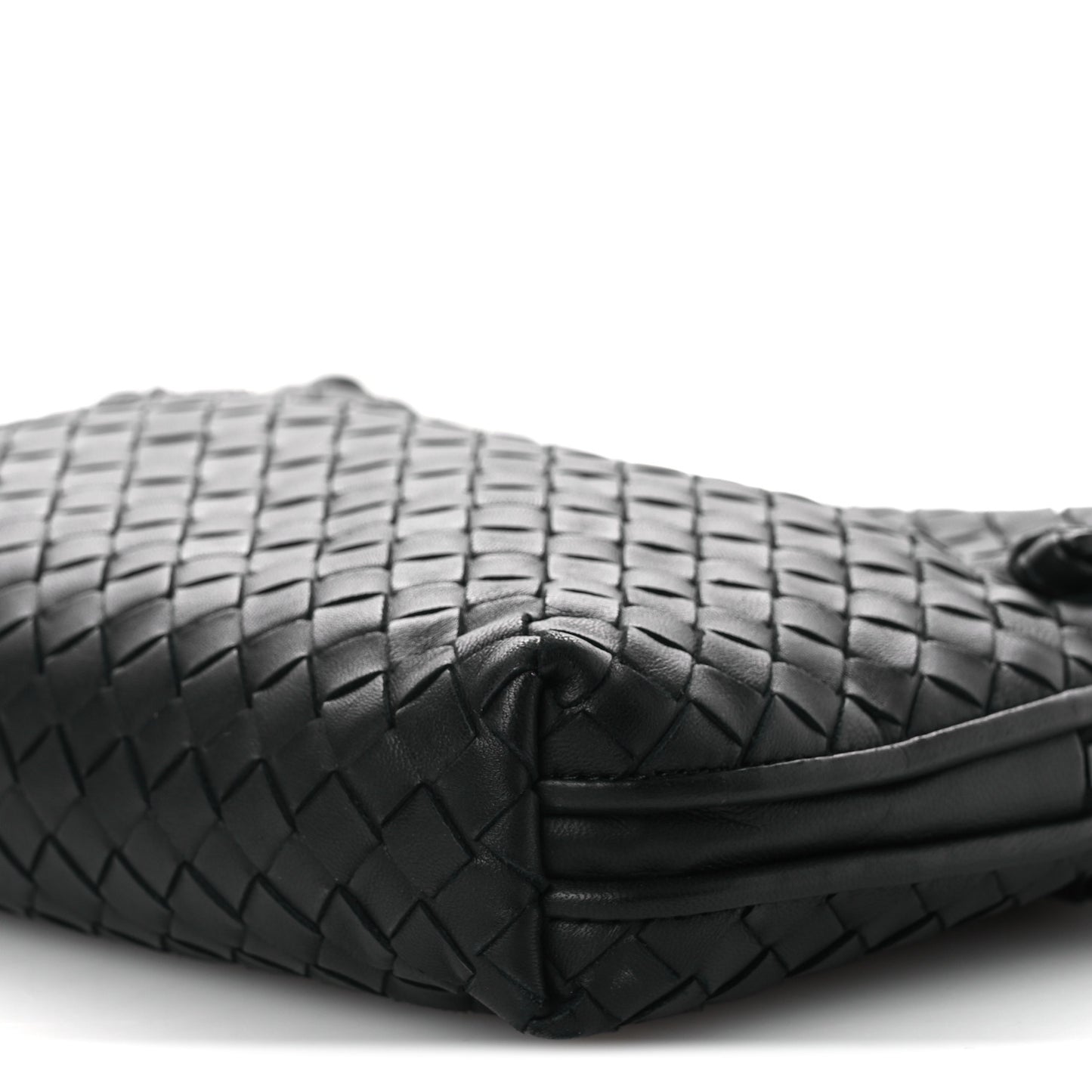 Nappa Intrecciato Nodini Bag Black