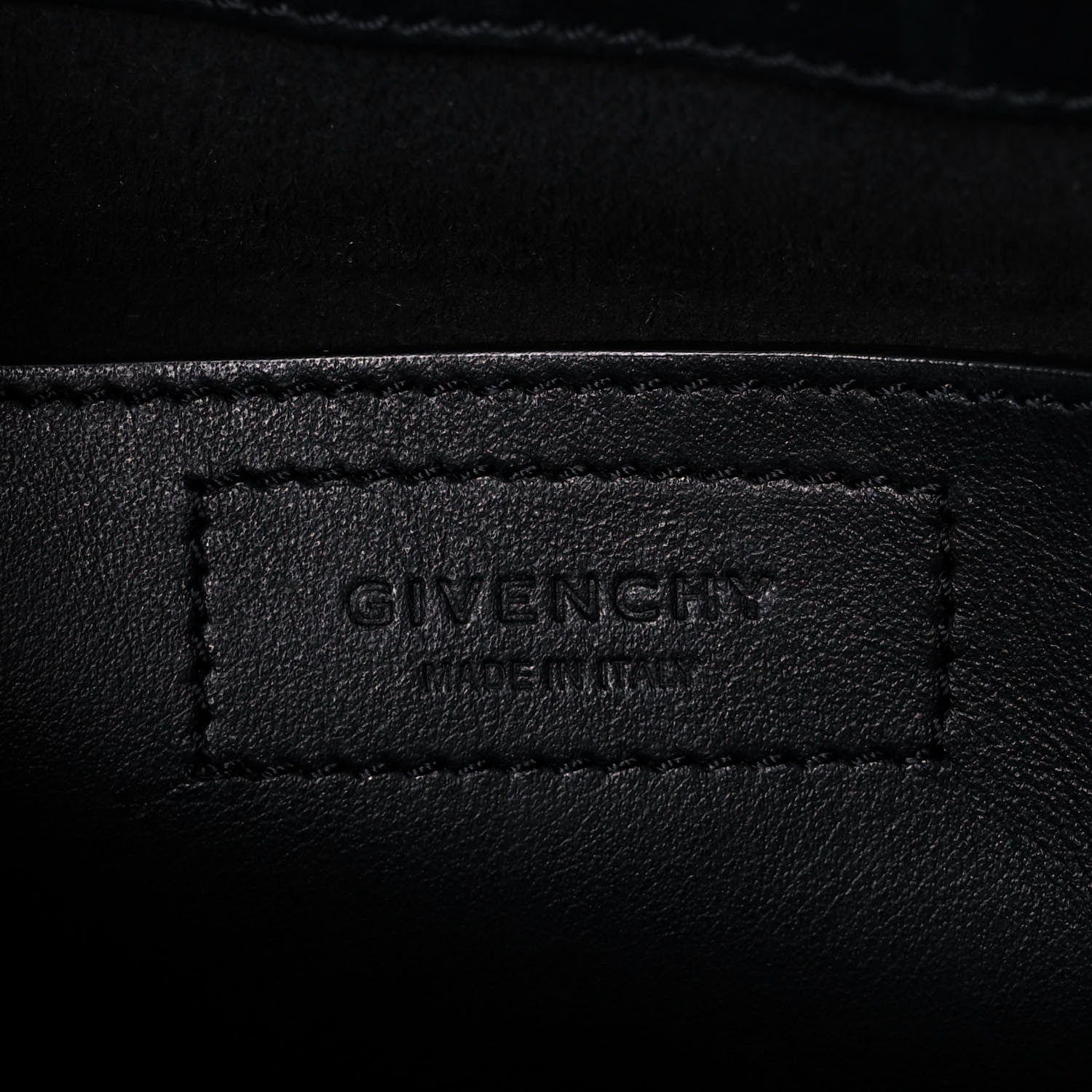 Givenchy Calfskin Mini Infinity Saddle Bag Black 6 of 12