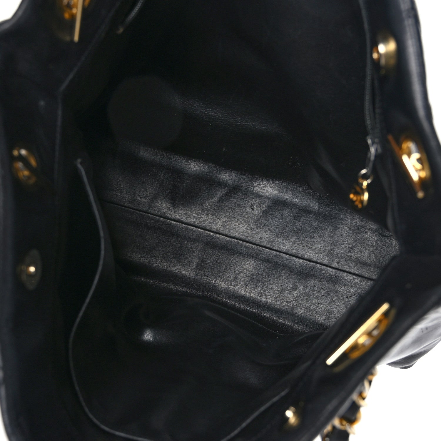 Chanel Lambskin Quilted Shoulder Bag Black 4 of 10