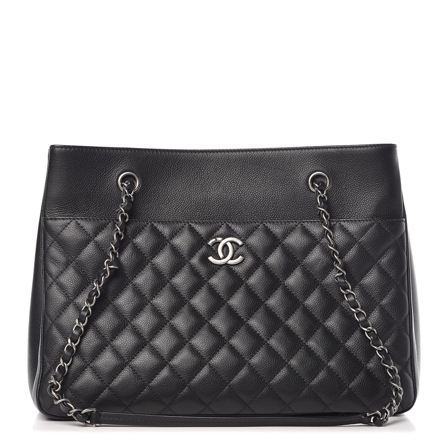 Chanel Caviar Quilted Urban Companion Shopping Tote Black 1 of 14