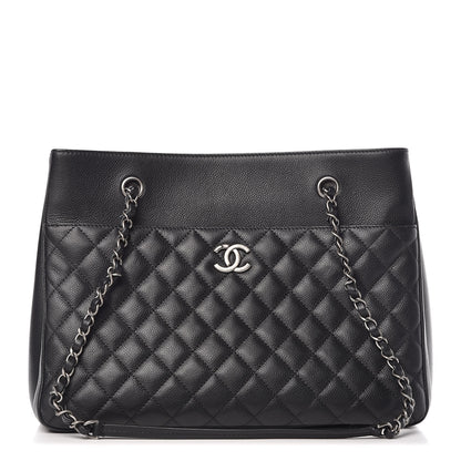 Chanel Caviar Quilted Urban Companion Shopping Tote Black 1 of 14