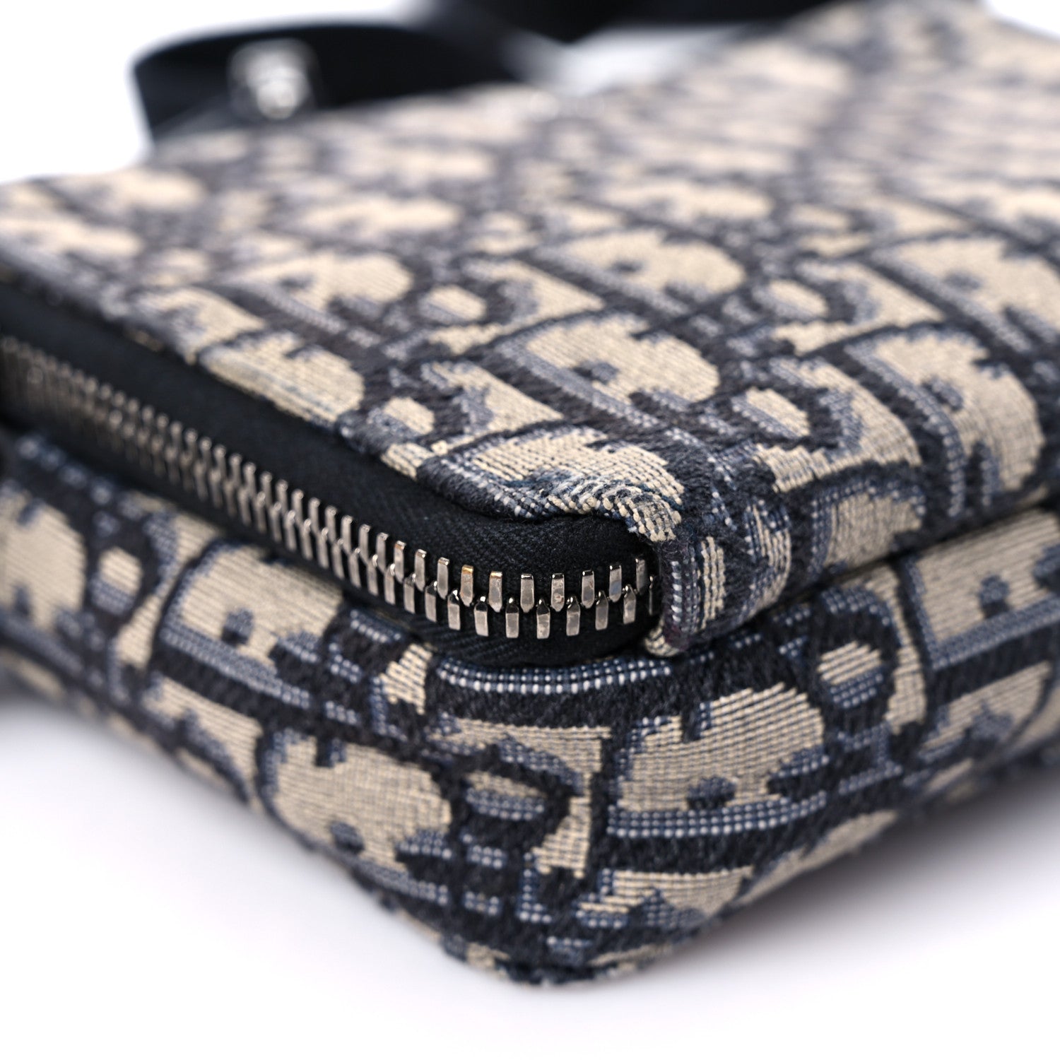 Christian Dior Oblique Pouch Navy Blue 8 of 17