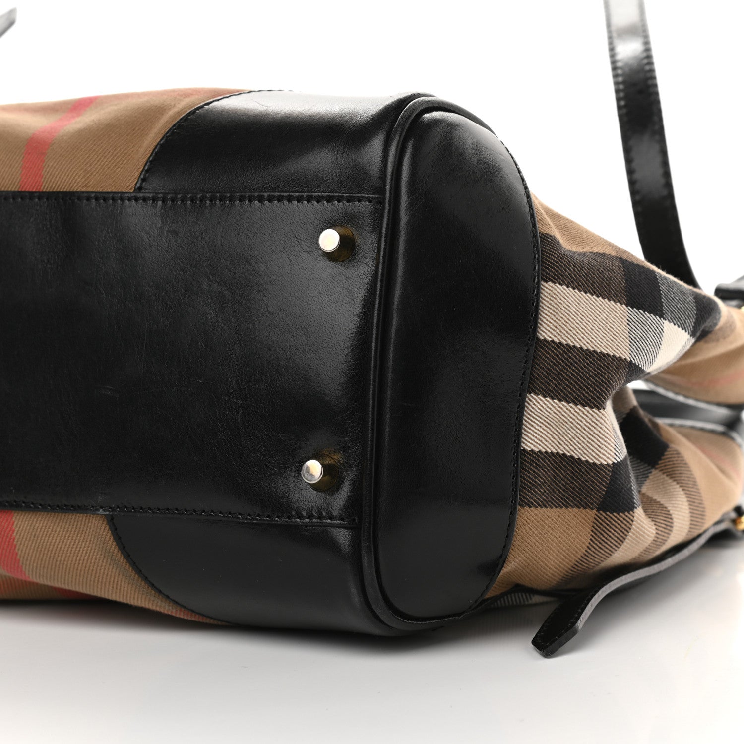 Burberry House Check Small Canterbury Tote Black 10 of 18
