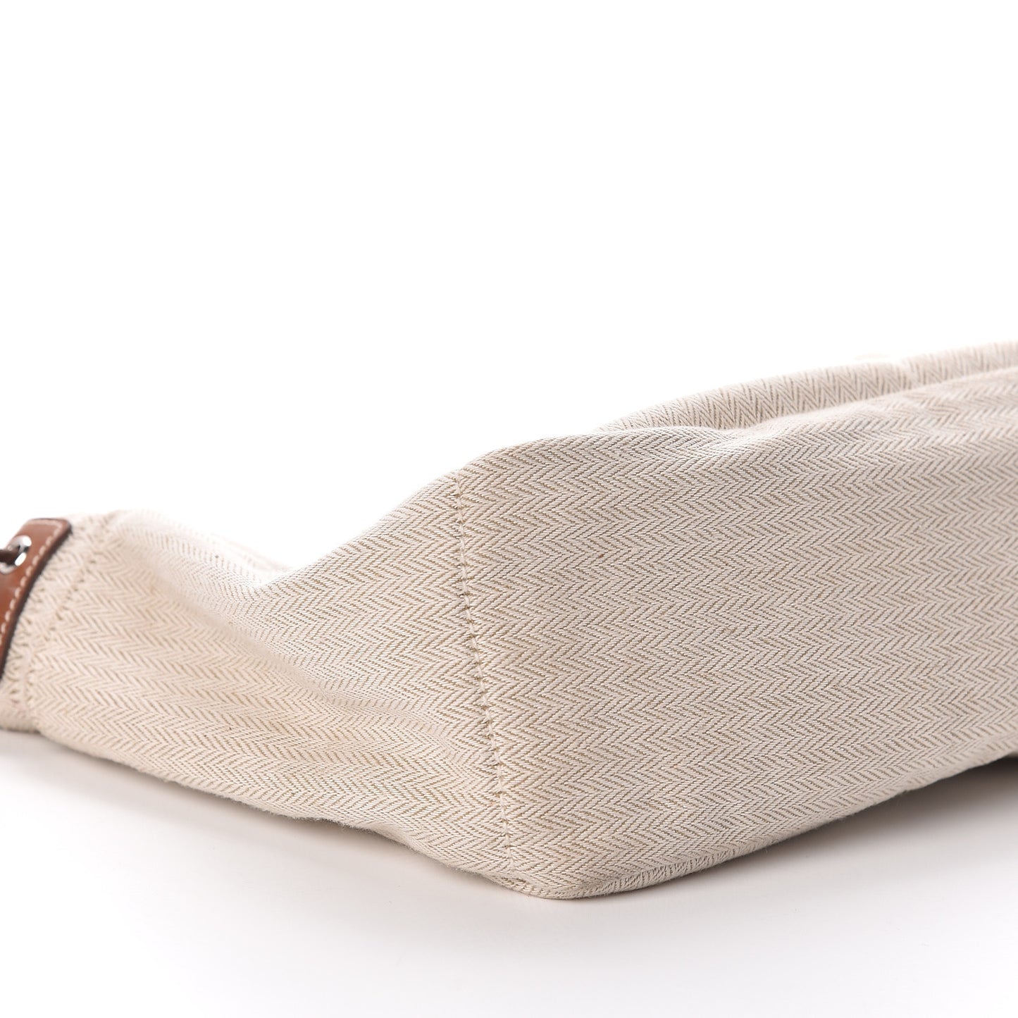 Canvas Barenia Fourbi 25 MM Pouch Naturel Fauve