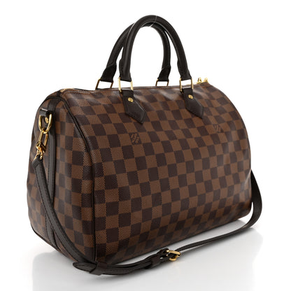 Louis Vuitton Damier Ebene Speedy Bandouliere 30 2 of 9