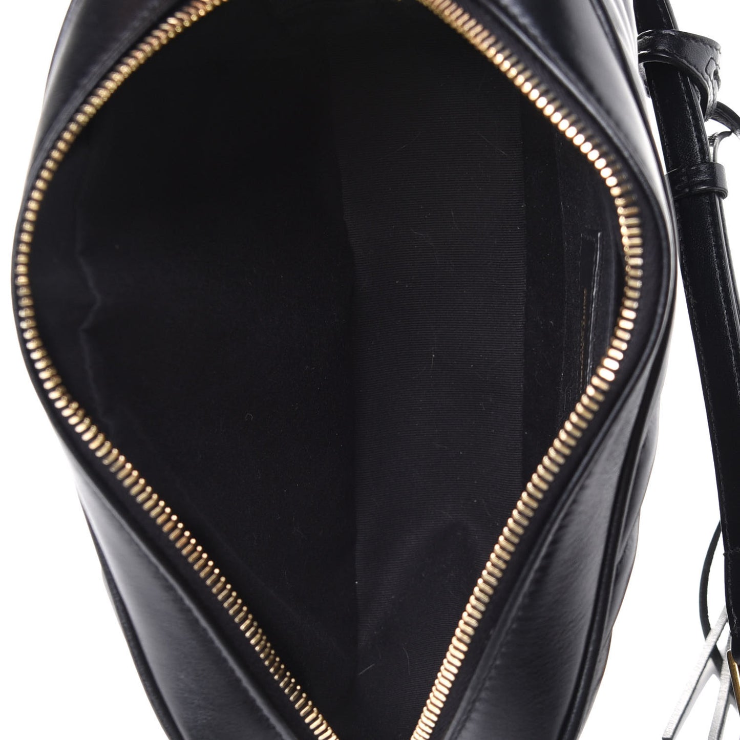 Calfskin Matelasse Monogram Lou Camera Bag Black