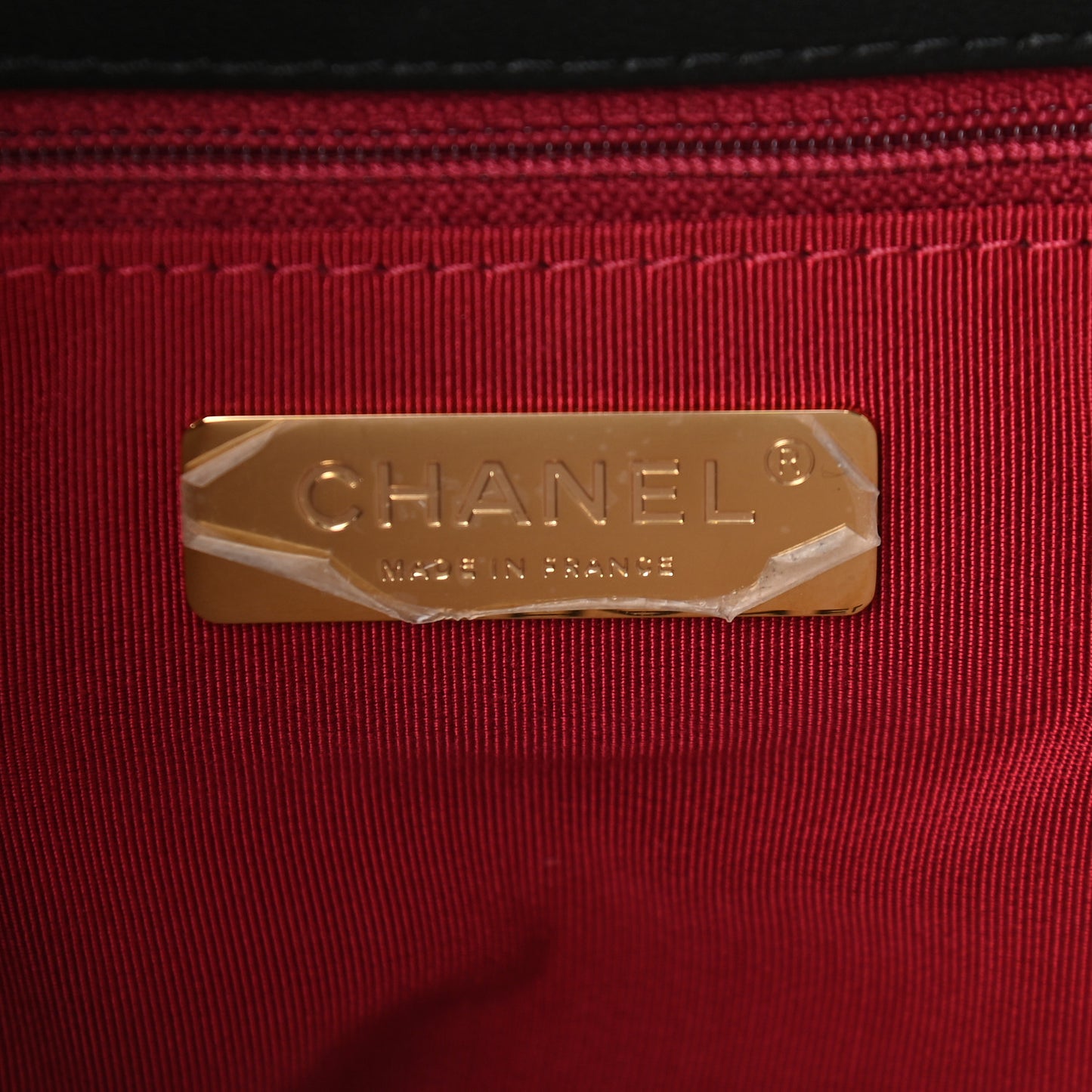 Lambskin Quilted Large Chanel 19 Flap Black
