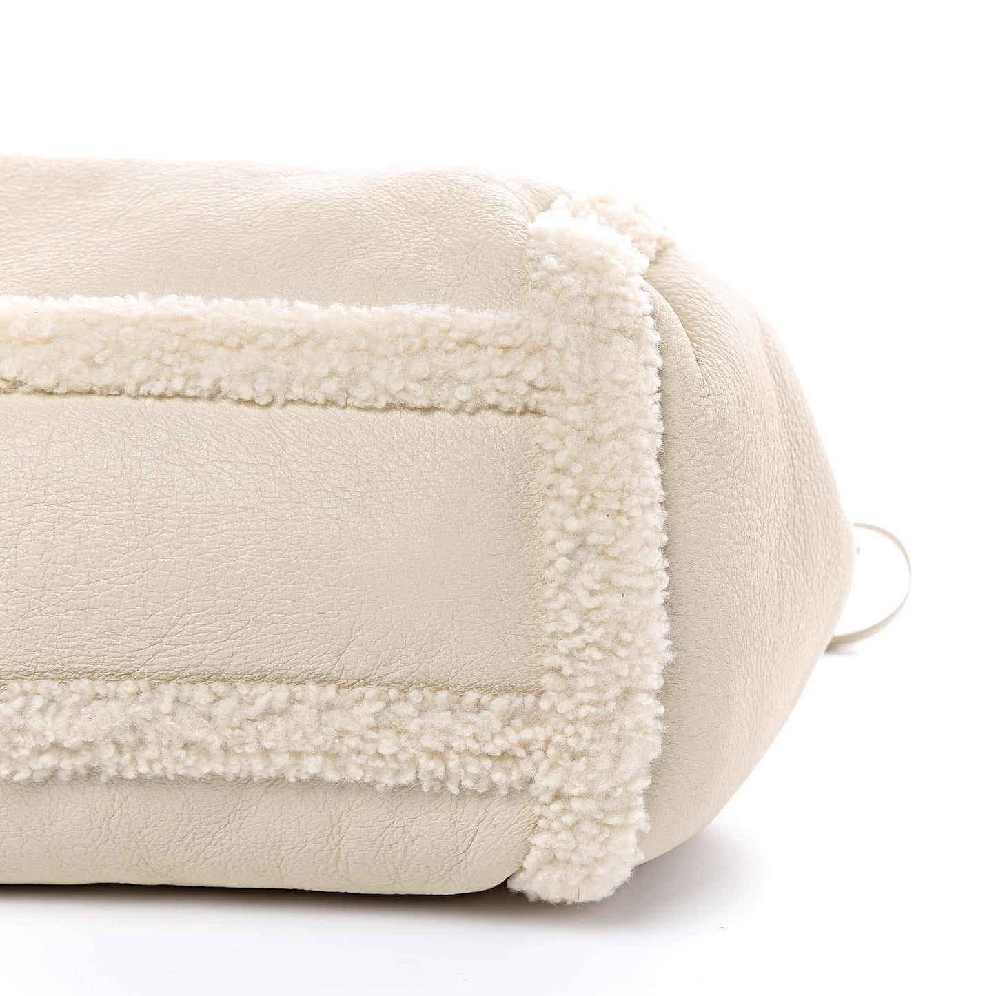 Shearling Medium Nolita Shoulder Bag Natural