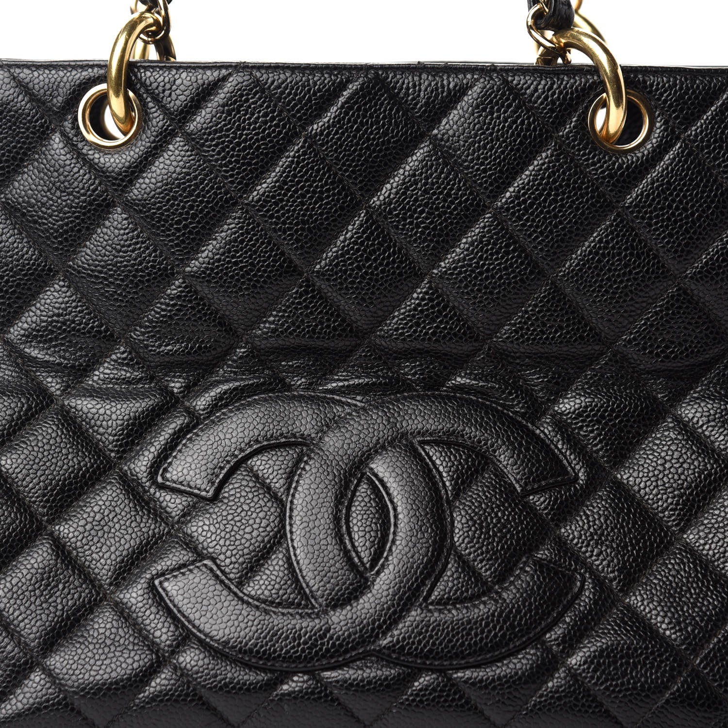 Chanel Caviar Quilted Grand Timeless Tote GTT Black 10 of 10
