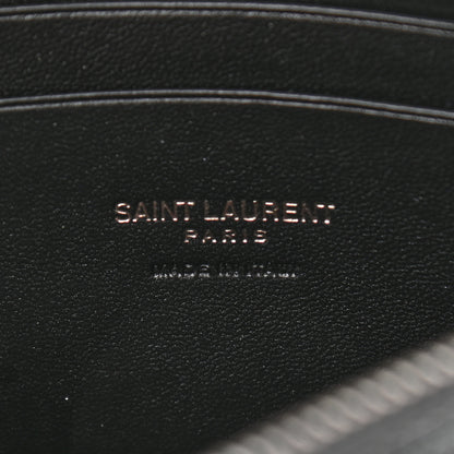 Saint Laurent Grain De Poudre Matelasse Monogram Mini Lou Camera Bag Black 5 of 8