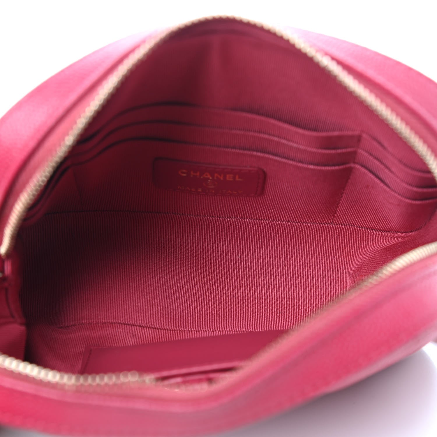 Chanel Caviar Quilted Camera Case Dark Pink 5 of 9