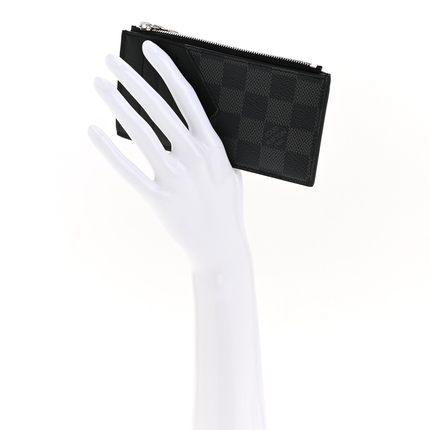 Louis Vuitton Damier Graphite Coin Card Holder 2 of 8