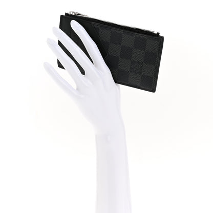 Louis Vuitton Damier Graphite Coin Card Holder 2 of 8