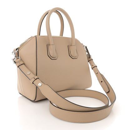 Givenchy Sugar Goatskin Mini Antigona Beige Camel 3 of 13