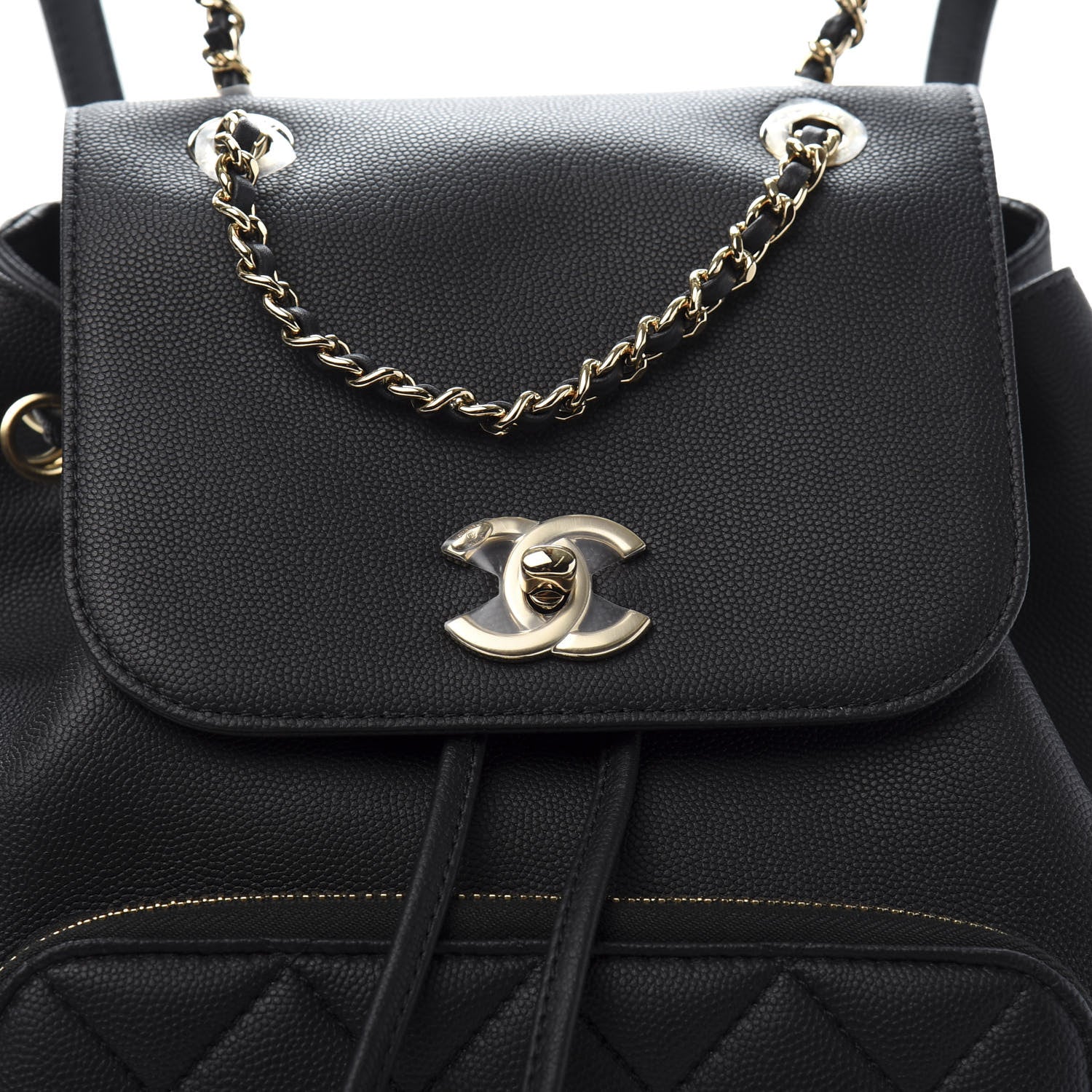 Chanel Caviar Quilted Business Affinity Backpack Black 10 of 10