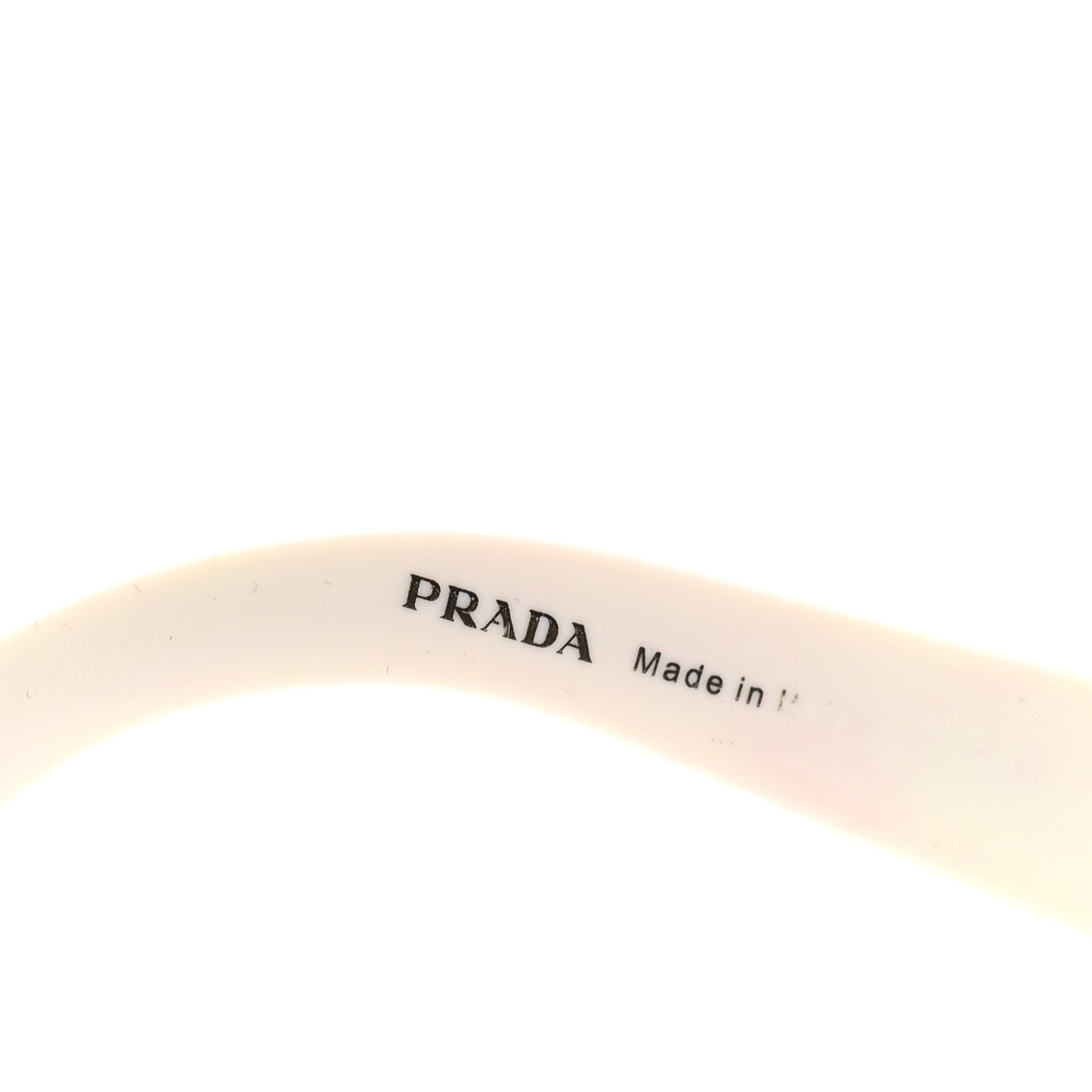 Prada Acetate Symbole Sunglasses SPR 17K White 5 of 8