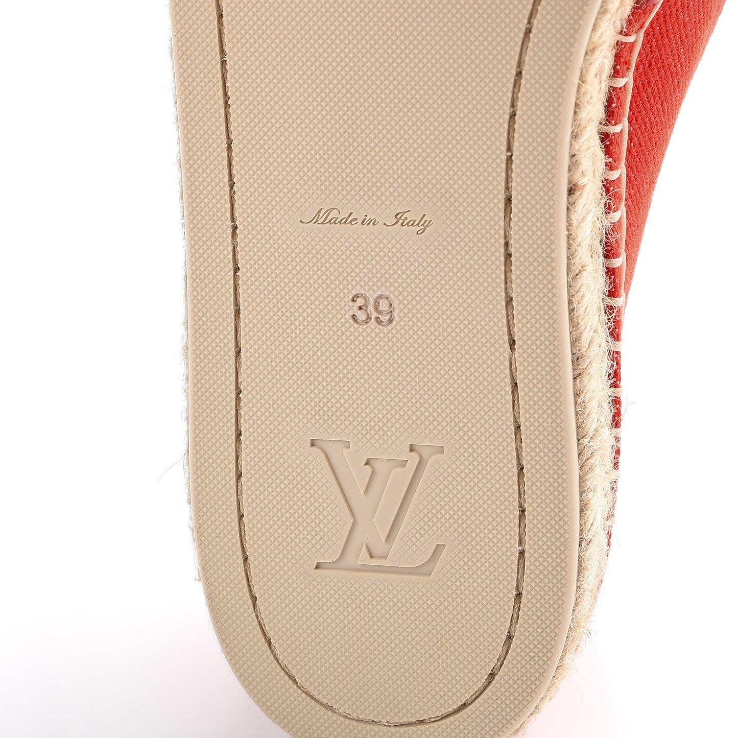 Canvas Waterfall Espadrille 39 Rouge