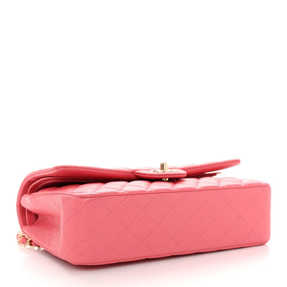 Chanel Caviar Quilted Medium Double Flap Pink 4 of 10