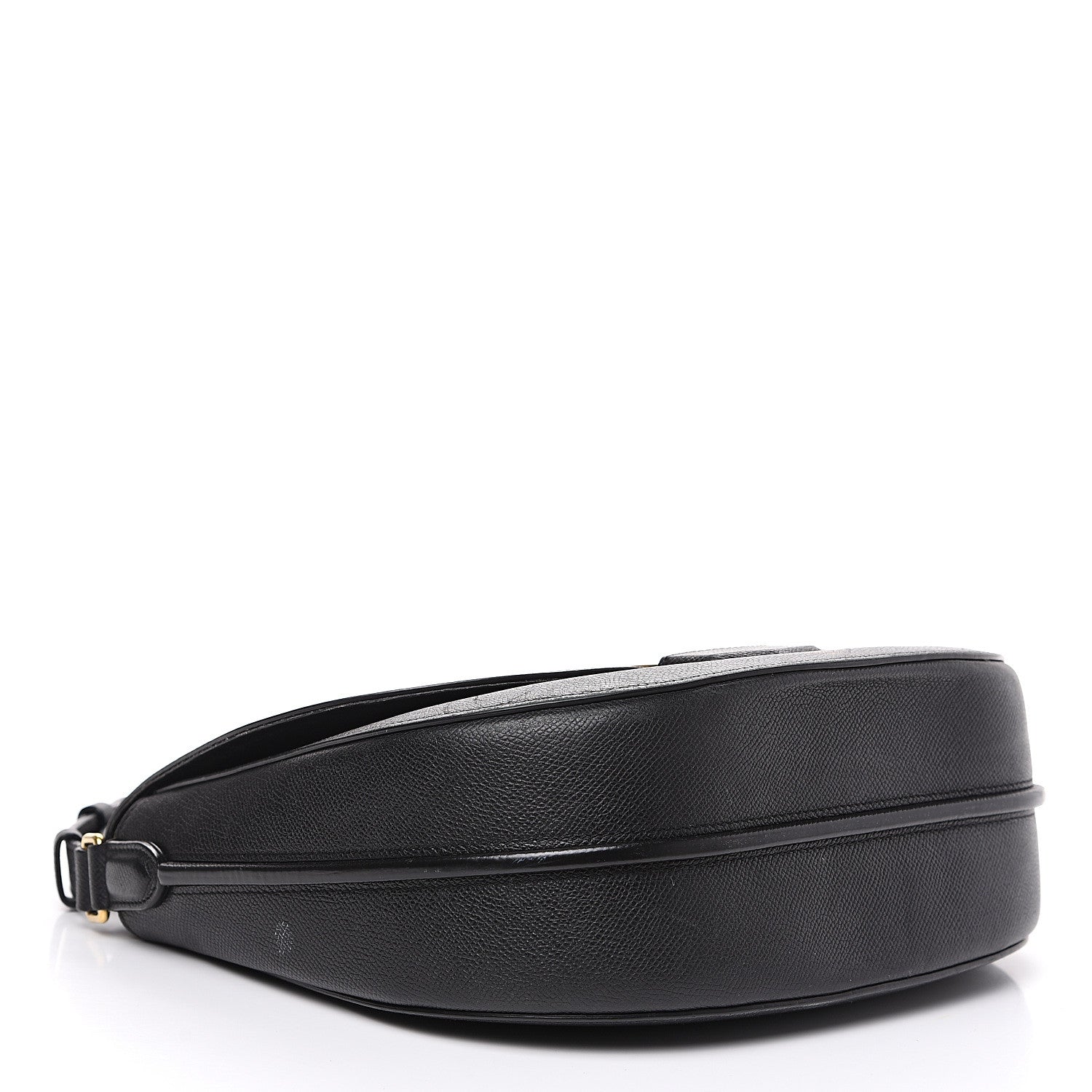 Celine Grained Calfskin Medium Trotteur Black 3 of 17