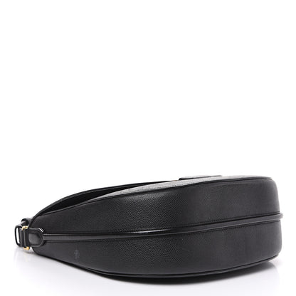 Celine Grained Calfskin Medium Trotteur Black 3 of 17