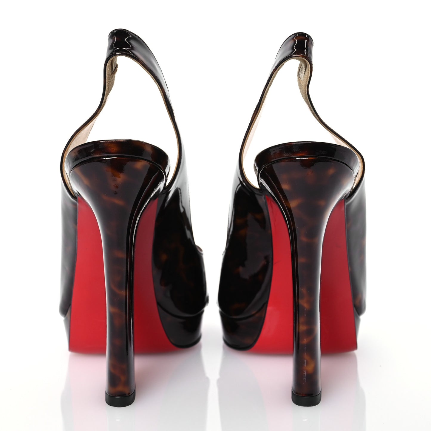 Patent Tortoiseshell New Marpoil 120 Slingback Pumps 39 Tartaruga