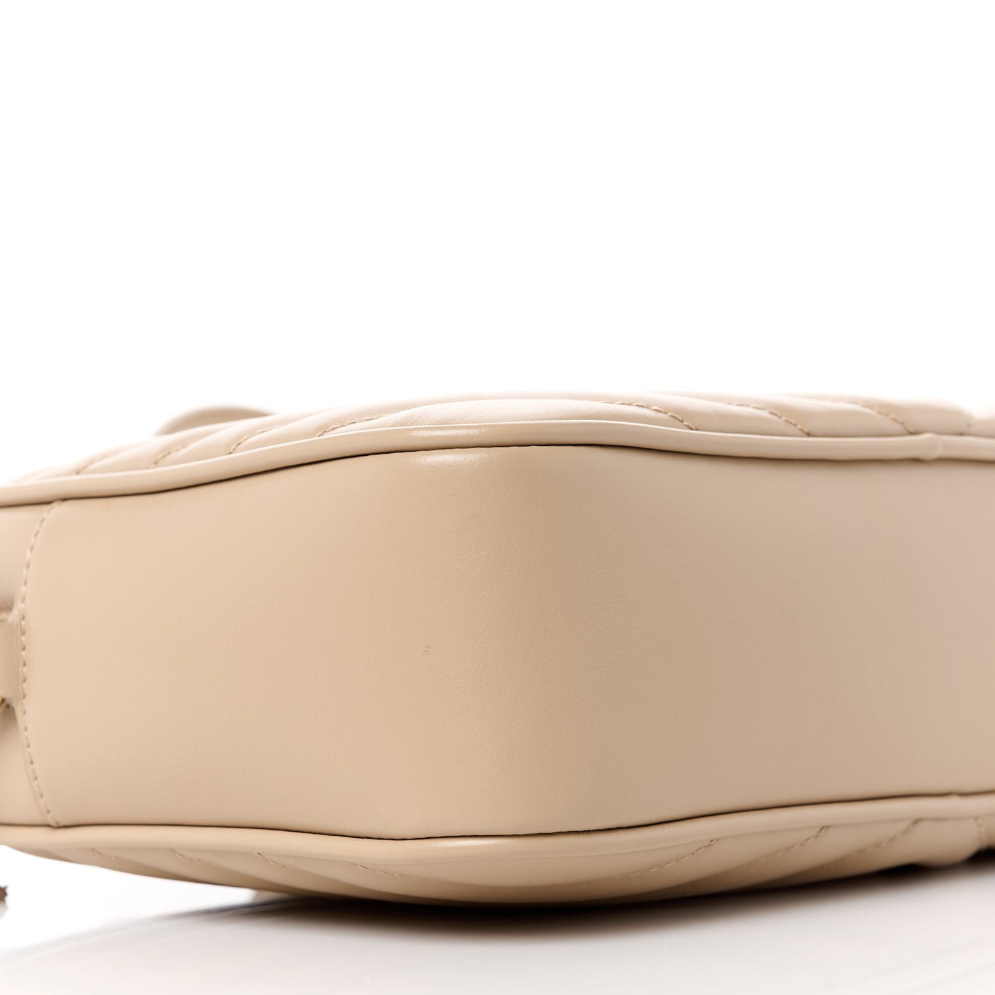 Calfskin Matelasse Monogram Lou Camera Bag Dark Beige