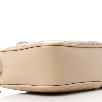 Saint Laurent Calfskin Matelasse Monogram Lou Camera Bag Dark Beige 9 of 11