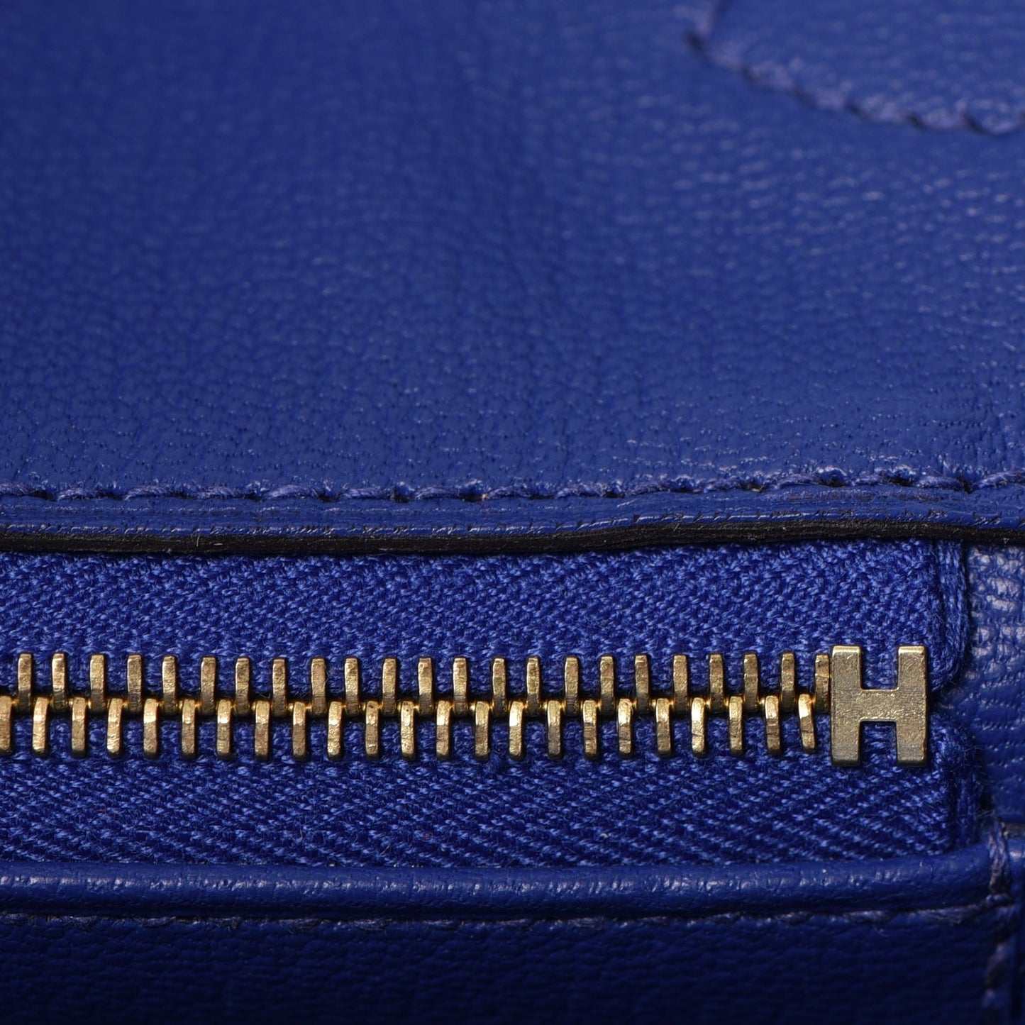Epsom Birkin 35 Bleu Electrique