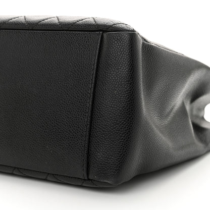 Chanel Caviar Quilted Grand Shopping Tote GST Black 10 of 12