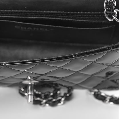 Chanel Patent Calfskin Quilted Mini Rectangular Flap Black 13 of 20